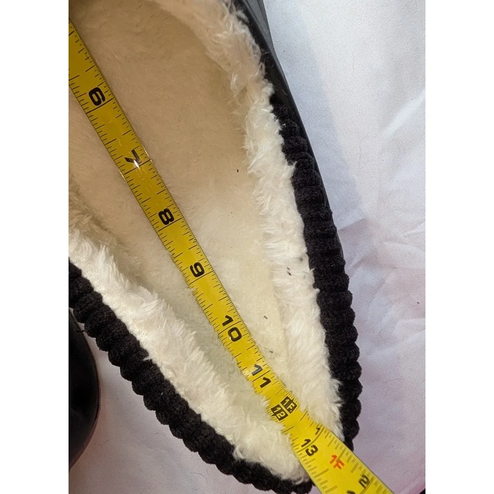 Plush Fur lined Clogs Japanese Style Home Slippers Slip-on Waterproof Unisex 48